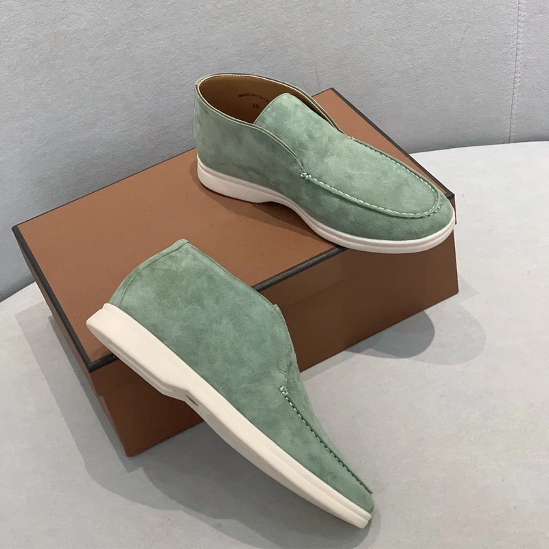 

Suede Leather Luxury Boots for Men 2023 Sneakers Designer ankle Brand Lp Shoes Casual High Quality Walk Boots Men Botas Mujer
