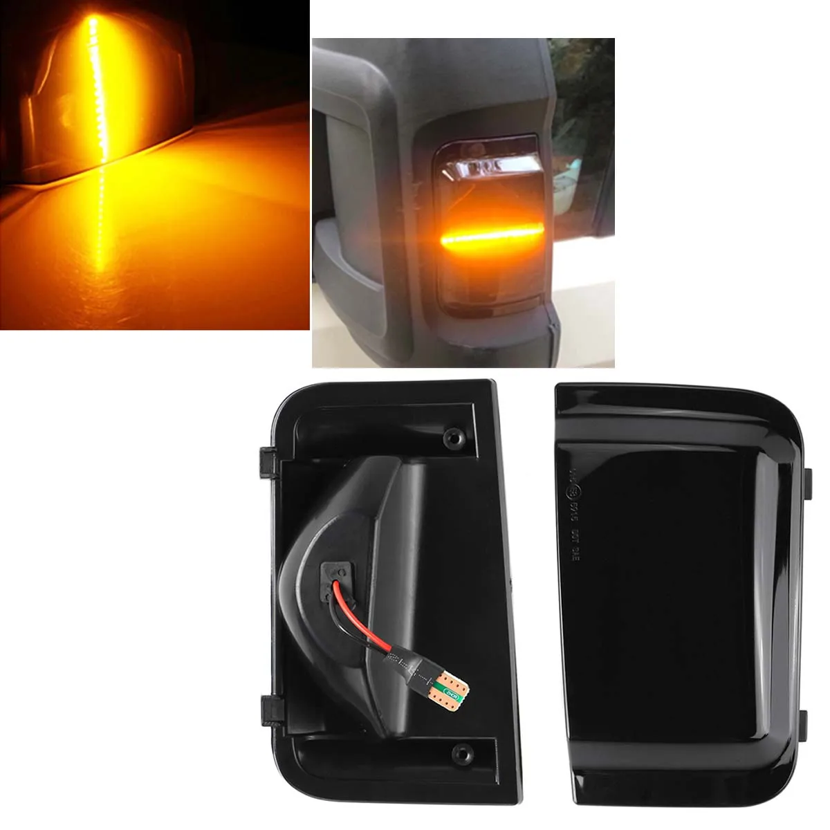 

Желтый боковой зеркальный световой индикатор поворотный сигнал приветственная лампа для FIAT DUCATO PEUGEOT BOXER 6325H1 71748253 06-18 автомобильные аксессуа...