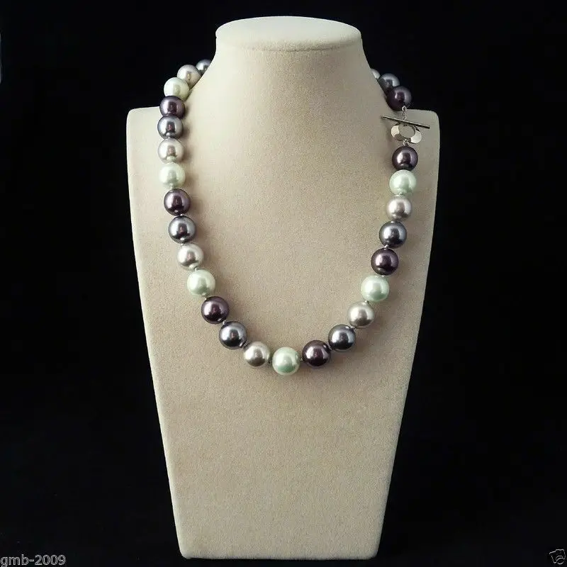 Редкие огромные 12 мм натуральные ракушки Южного моря жемчуг и круглые бусины