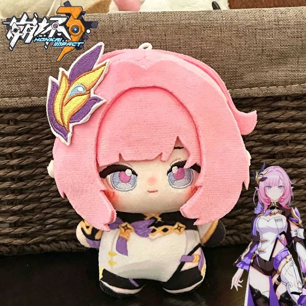 Фото Плюшевая кукла-брелок Elysia из игры Honkai Impact 3: милая фигурка-аксессуар для сумки №1