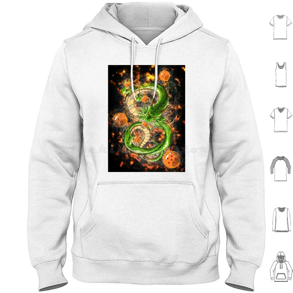 

Shenron Hoodies Long Sleeve Z Anime Z Dbz Manga Super Dragon Bulma Ball Super Geek Nerd Japan Piccolo Capsule Cartoon