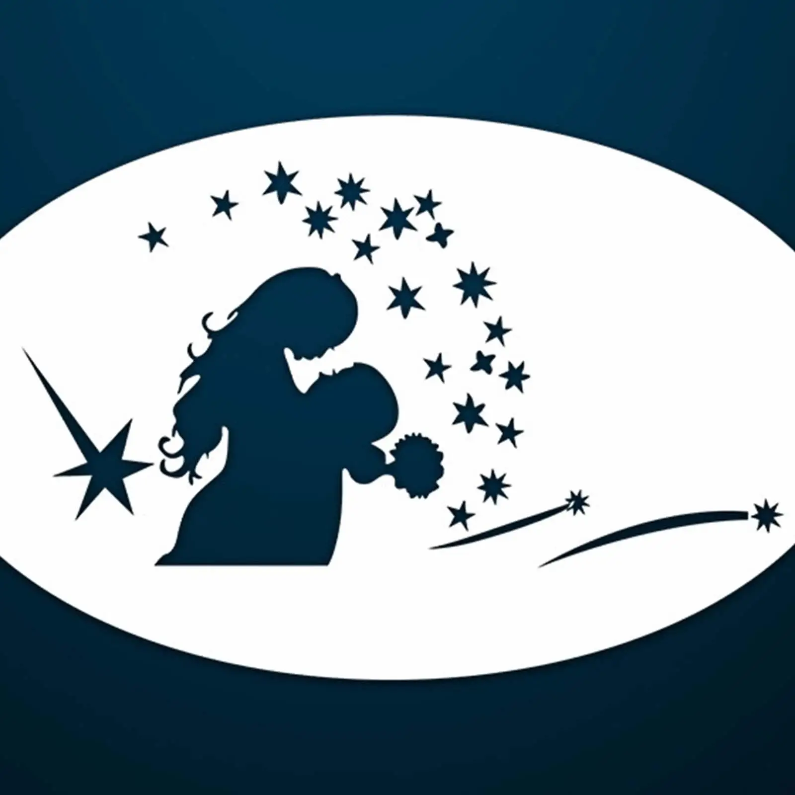 Трафареты для рисования лица моющиеся шаблоны макияжа