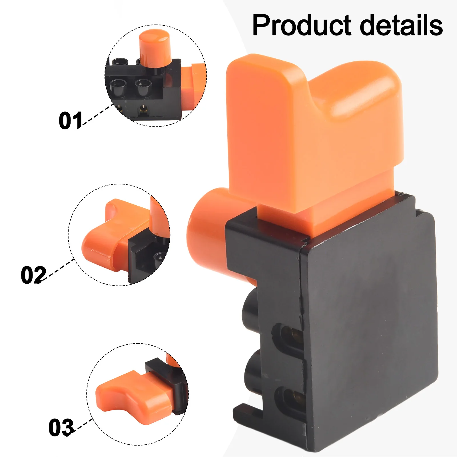 Для 150 угловой шлифовальной машины кнопочный переключатель управления скоростью