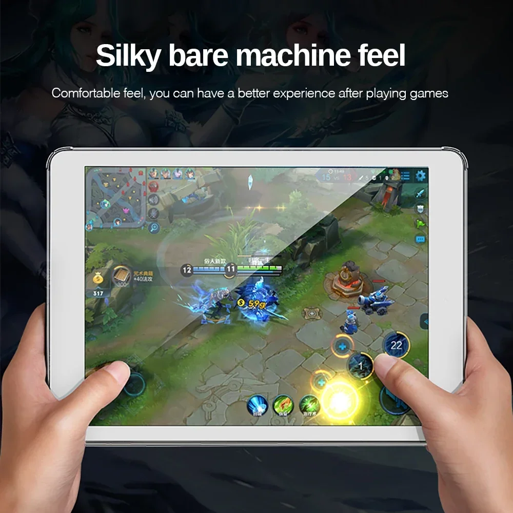 Прозрачный противоударный мягкий чехол из ТПУ для Samsung Galaxy Tab S9 Plus защитный Fundas