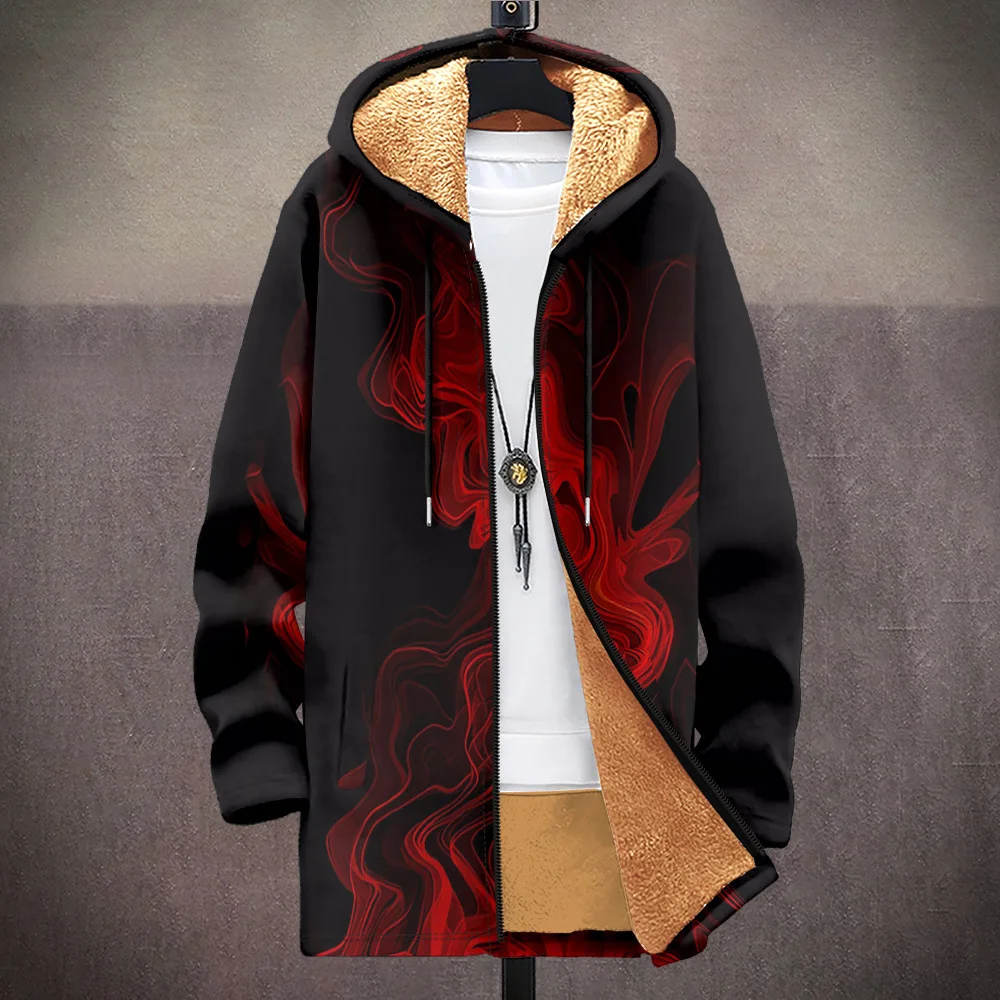 Мужские кардиганы пальто сетчатый решетчатый узор художественная графика