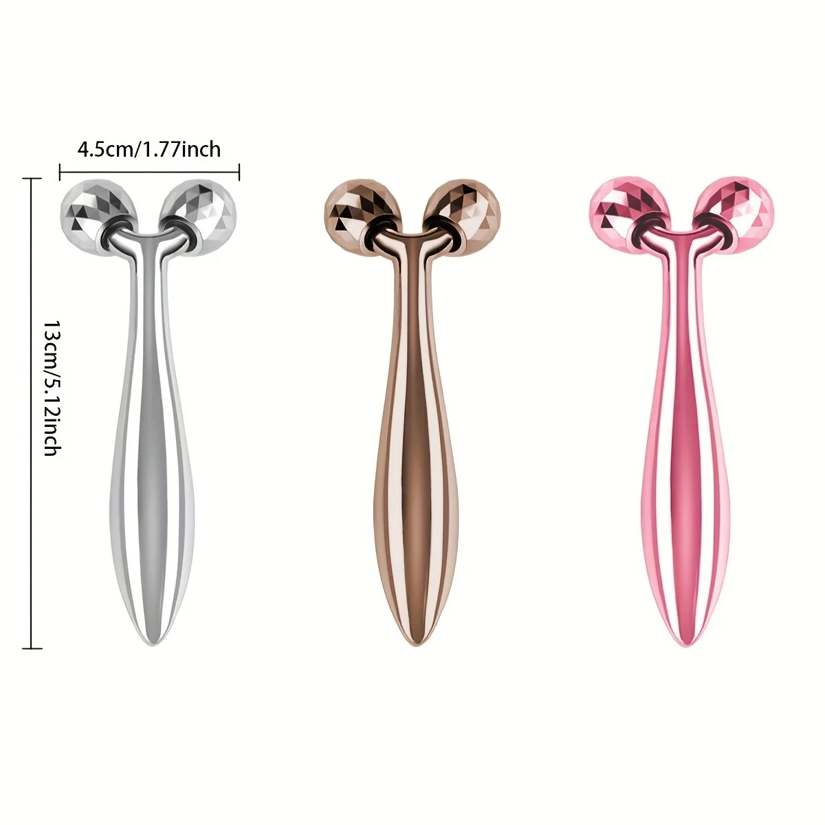 3D-роликовый Массажер Y-образной Формы 360° ° Вращение Для Лица И Тела Тонизирование