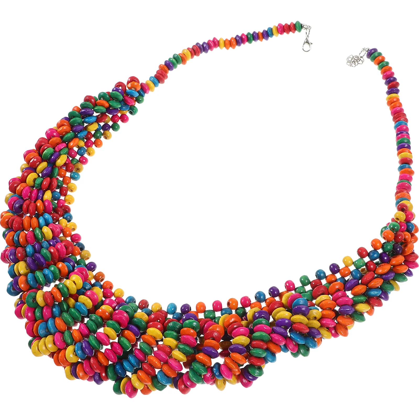 Ожерелье с кисточками из деревянных бусин женские бусины для женщин нежные