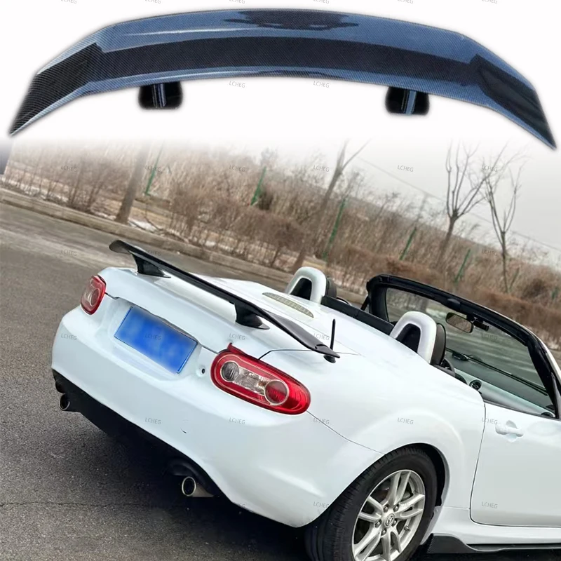 Фото Подходит для MX5 ND MX5 NC NCEC Roster Miata EPA Type 3 2-Door 2009-2015, высококачественный спойлер заднего багажника, крыло подковы №3