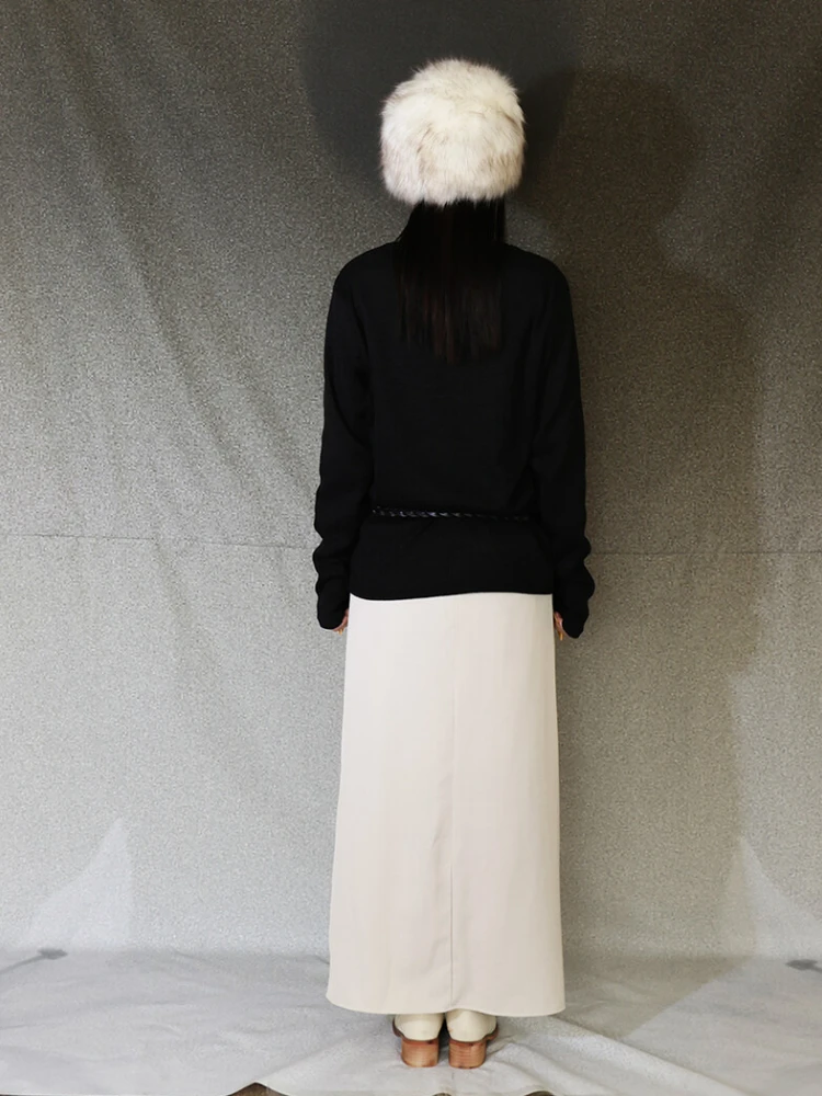 Y2k Эстетические винтажные свободные свитера с принтом ангела повседневные