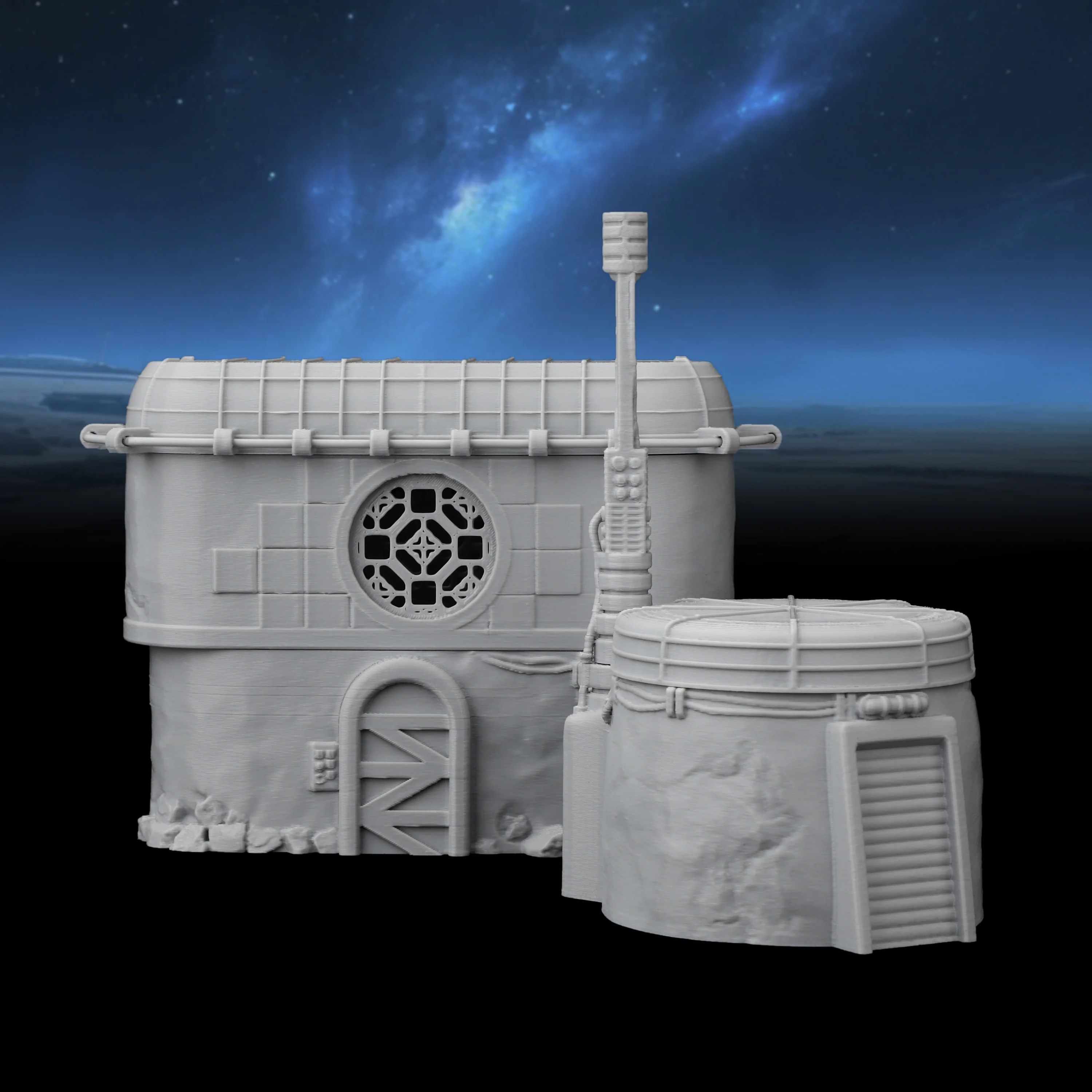 Фото Террейн-конструктор TTRPG Power Relay Station – научно-фантастический пост-отряд для ролевых миссий и футуристических настольных картографических сценариев №5
