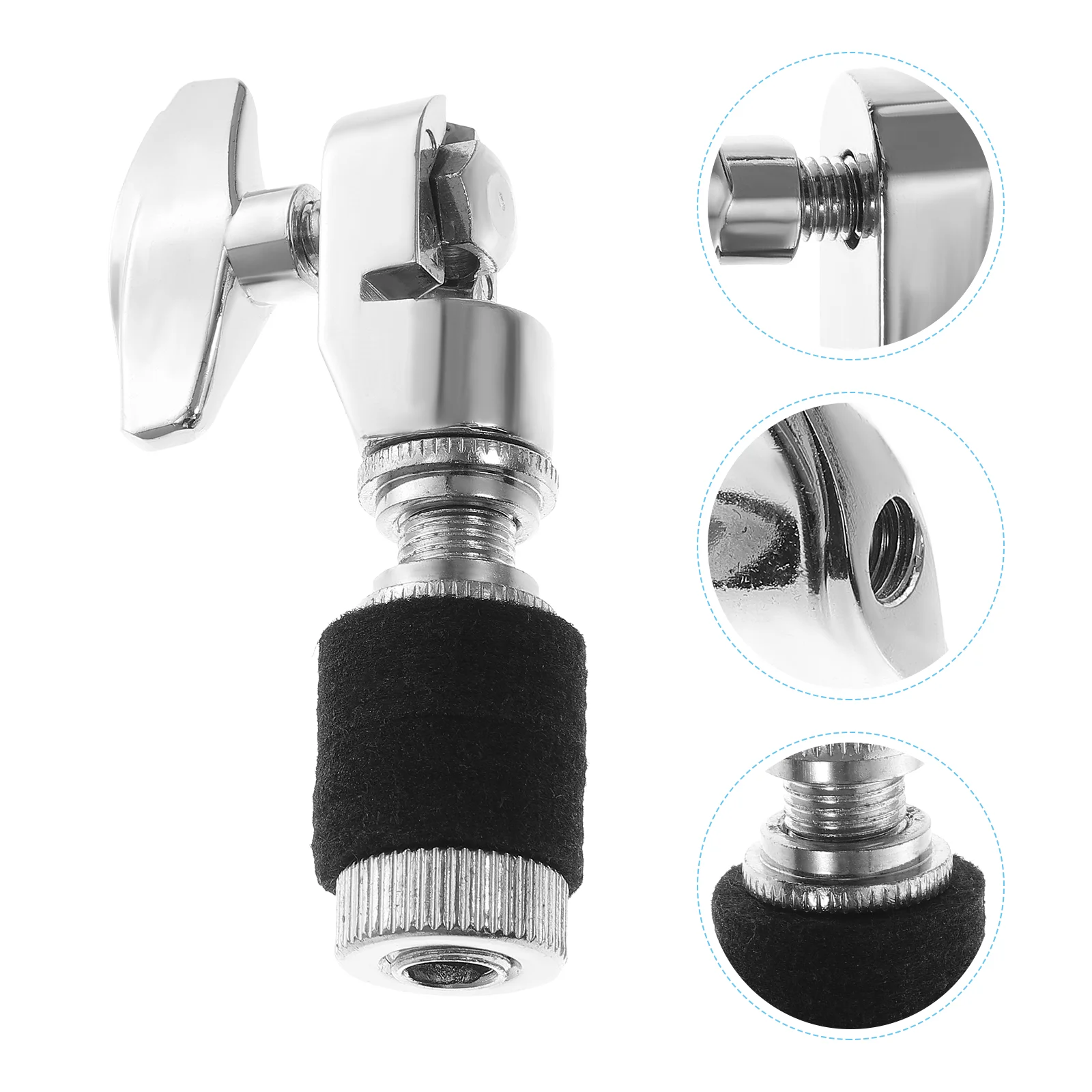 

Cymbal Holder Metals Clutch Hihat Handbag Hat Lock Nut Velvet Cymbal Rack Holder Drum Hat Clutch