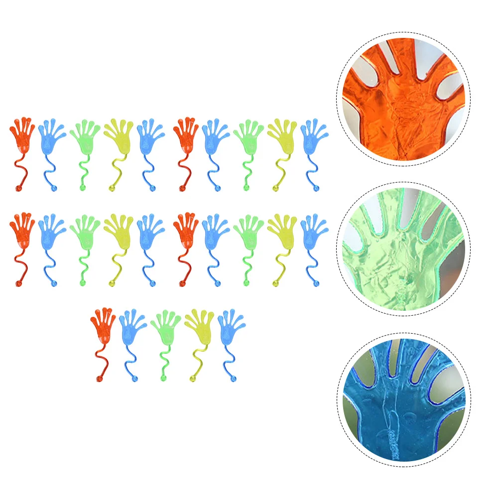 

25pcs Interesting Stretchy Palm Toys Children Stretchable Plaything Kids Sticky