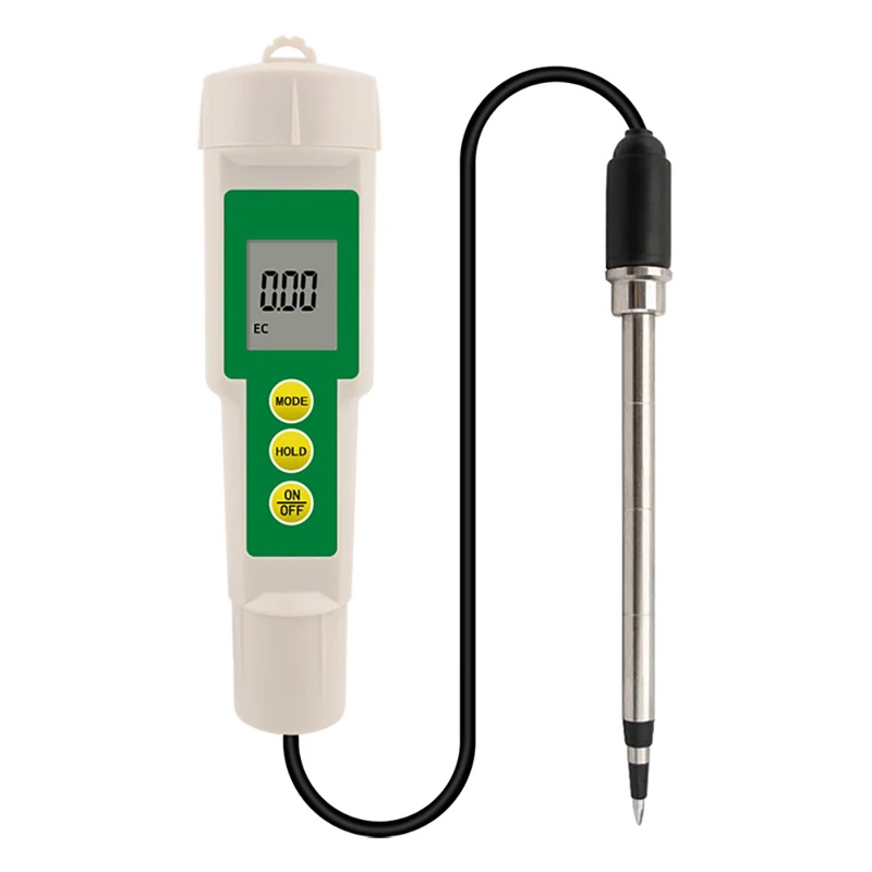 

Big Deal EC‑3185 Soil Tester Portable Soil EC/TDS/CF Tester Salinity Meter Gardening Tool For Plants Care Horticultural Planting