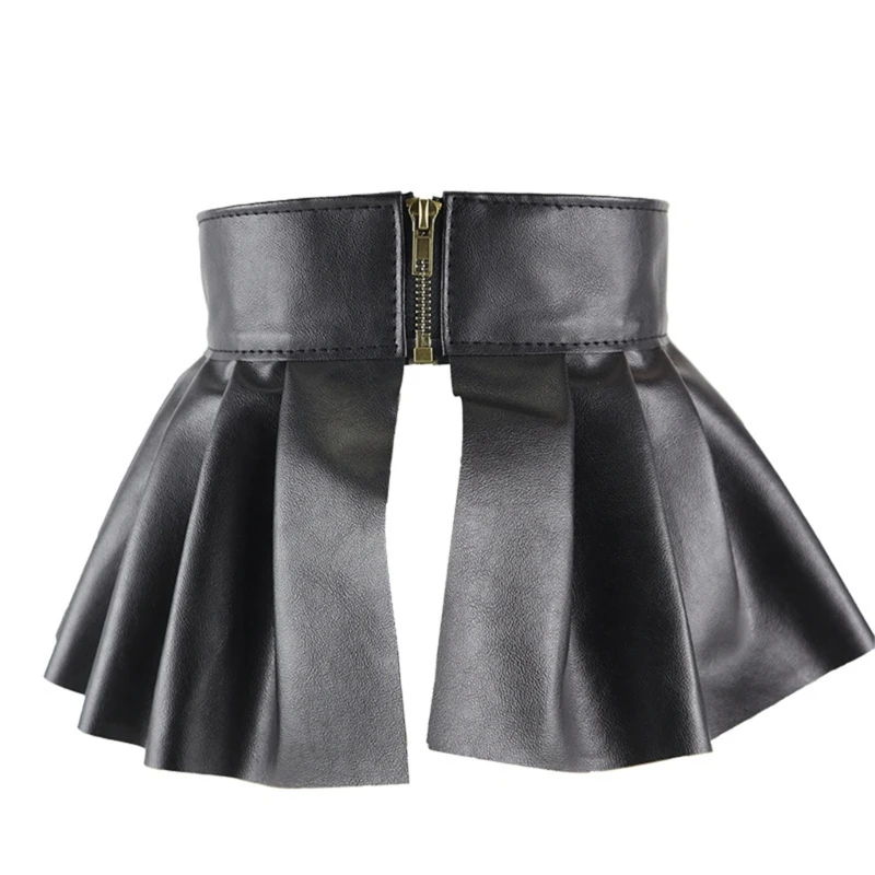 

Pleated Skirt Belt Corset Womens Sexy Underbust Bustier Waist Belt
