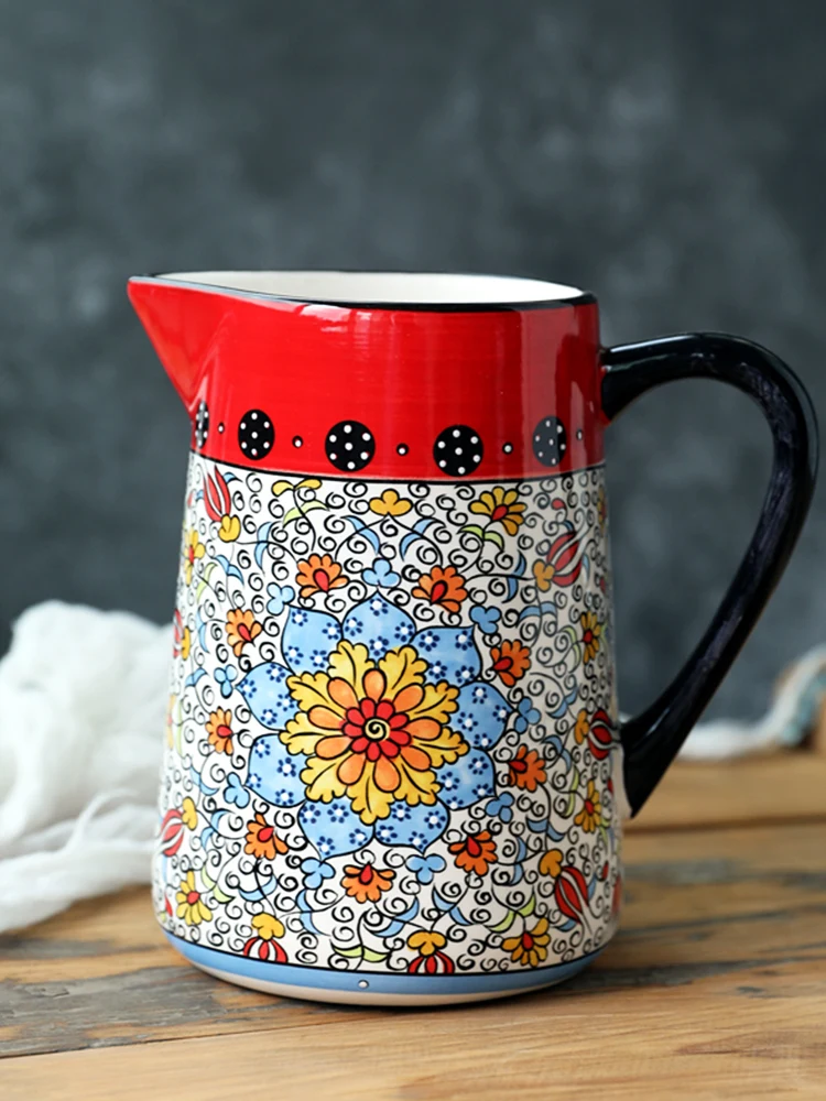 

Europe Ceramic Flowers Vase Pot Boho Home Decor Room Wedding Decoration Living Room Dining Table Interior Vase