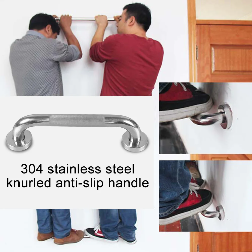 

Towel Rack Straight Bathtub Wall Handrails Support Rail Shower Stainless Steel Grip Anti-slip Handle Grab Bar Safety Bathroom