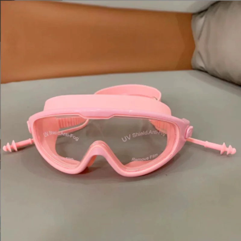 

Swimming goggles Large frame wide-angle mirror surface design waterproof and anti-fog swimming glasses