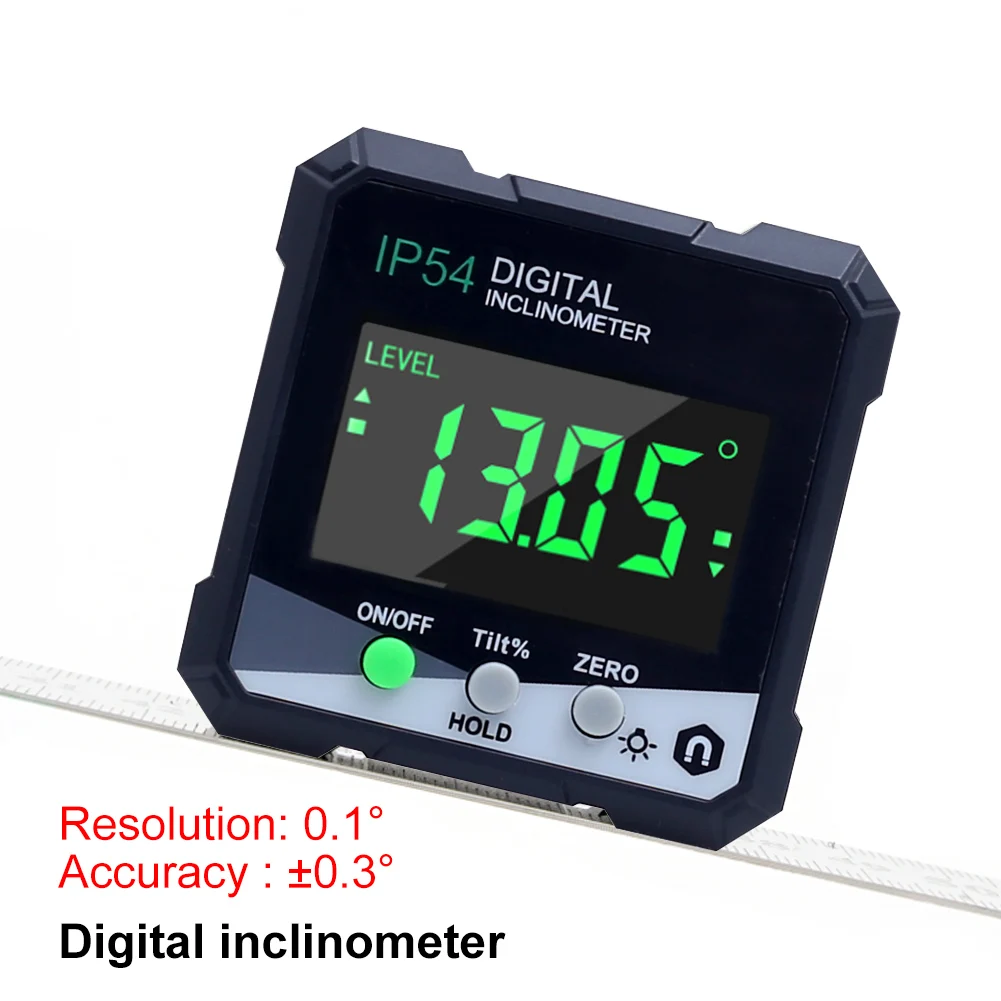 

1PCS Digital Level Angle Gauge 360° Mini Measuring Digital Inclinometer With Magnetic Base Electronic Universal Bevel Protractor