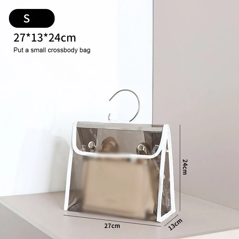 

S/M/L Женская сумка для хранения, прозрачная сумка для хранения, подвесная ПВХ влагостойкая сумка для хранения, крючок с металлической ручкой