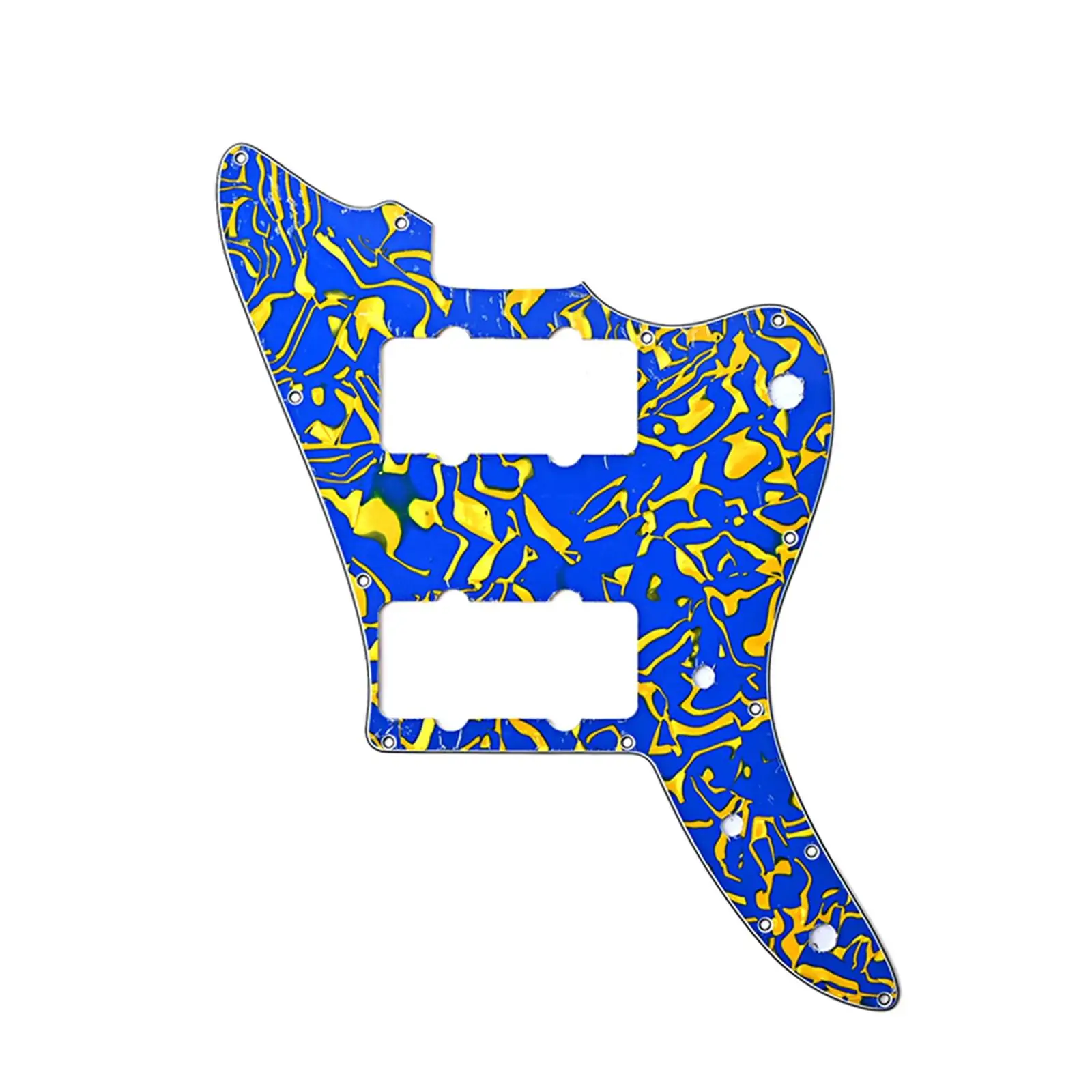 

1 Piece Guitar Pickguard Guitar Accessories Without Screws Plastic Lightweight Replacement for Jazzmaster Electric Guitar Parts