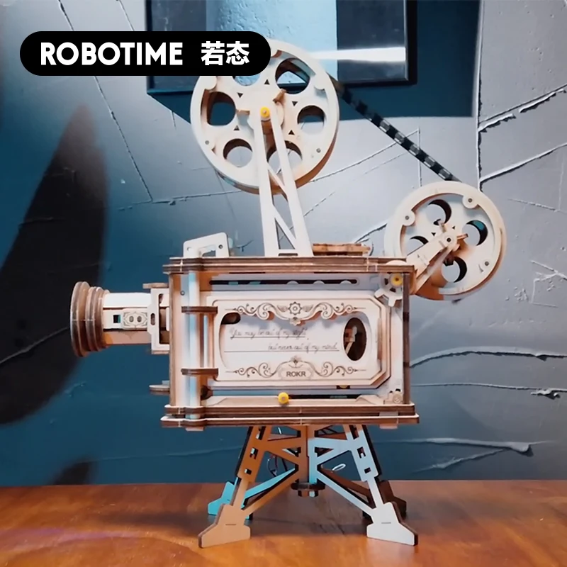 3D деревянная Сборная модель головоломка ручной работы музыкальная шкатулка