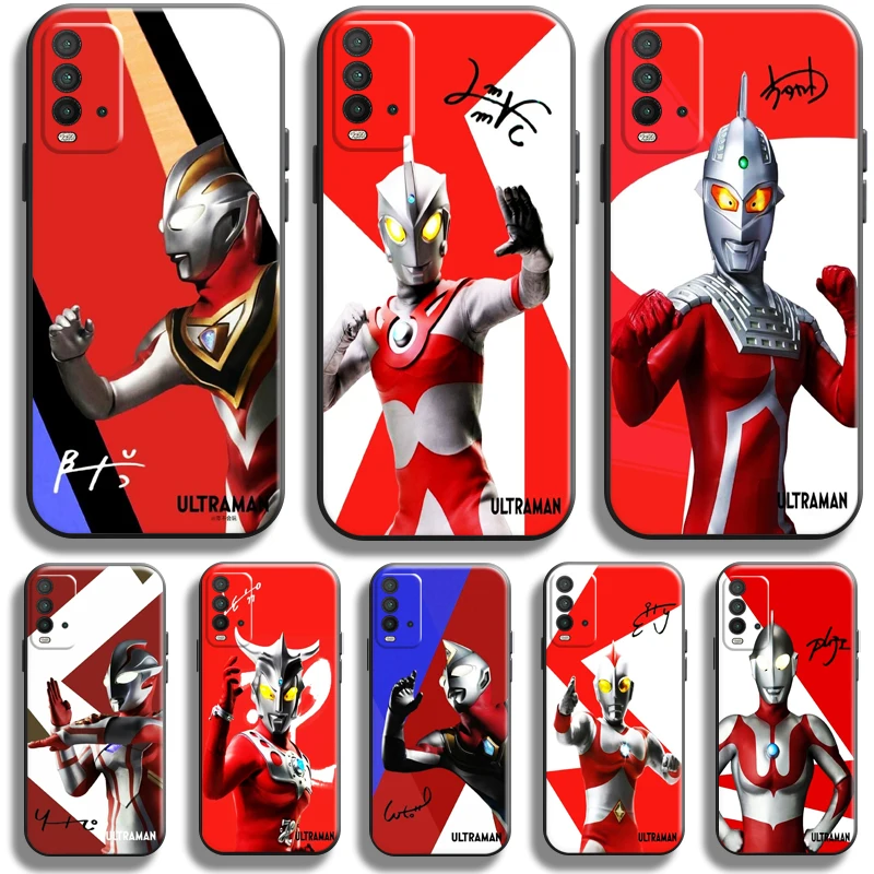 

Ultraman Japan Anime Phone Case For Xiaomi Redmi Note 8 8T Pro Case For Redmi 8 8A Funda Carcasa Coque Silicone Cover Black