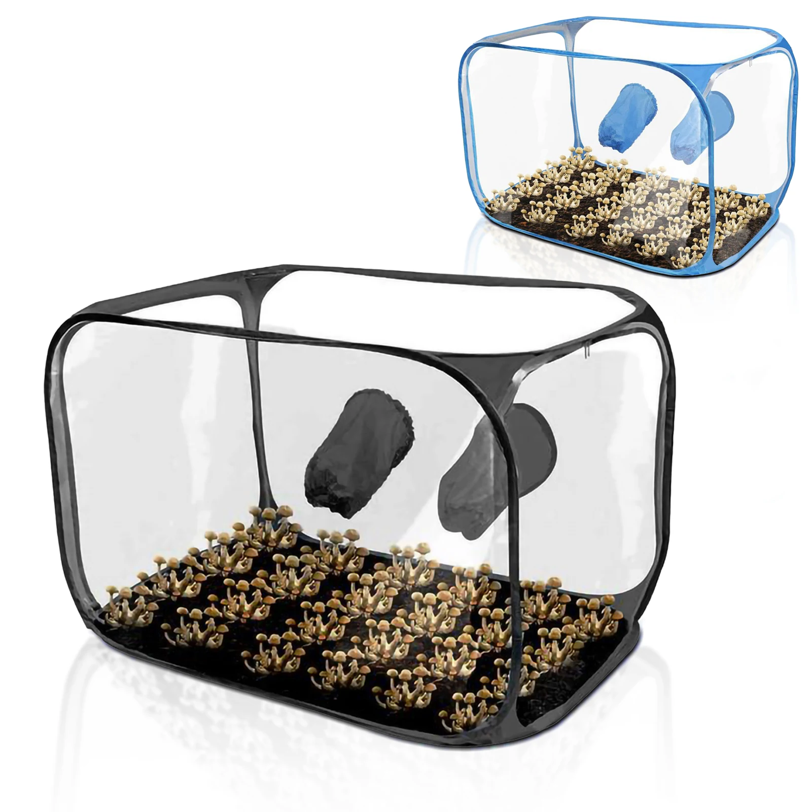 Надувной ящик для выращивания грибов складная прозрачная сумка принадлежности