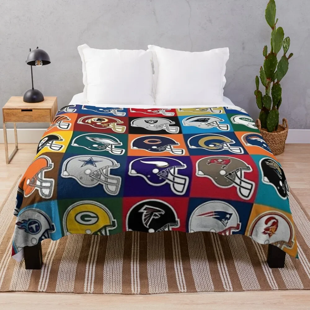 Одеяло NFL США мягкий плюшевый плед для дивана одеяла