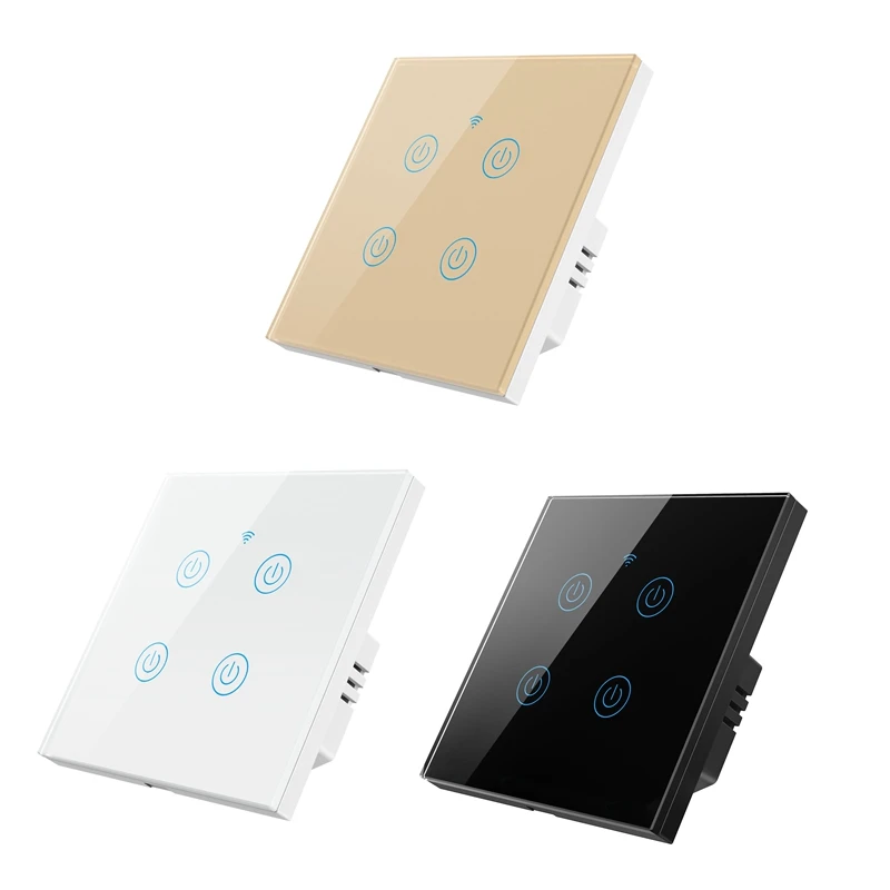

Настенный высветильник ель света GT-101NL-4 Smart Home, 4 клавиши, беспроводной, Wi-Fi, стандарт ЕС