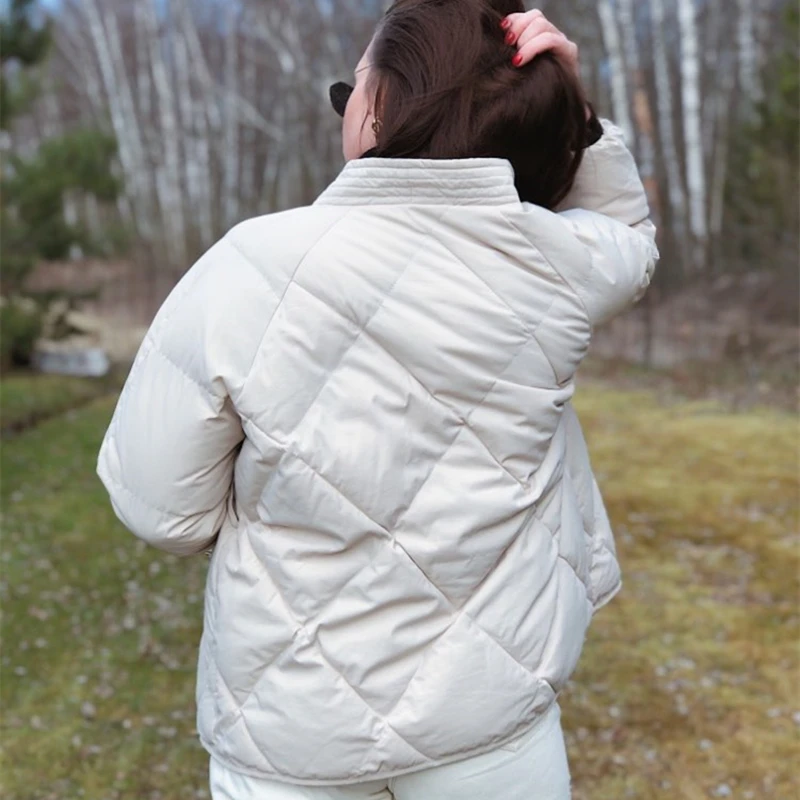 2023 New Design Women Winter Solid Sashes Coat Female Thick High Quality Students Outwear Sweet Women Jacket Streetwear