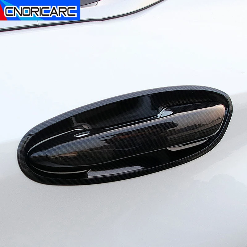 

Автомобильные аксессуары, боковая дверная ручка, крышка чаши, декоративная рамка, отделка, узор из углеволокна для Lexus ES 2018-2020, внешняя накле...