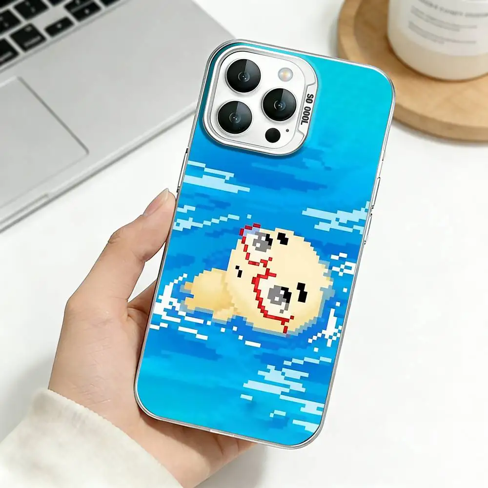 Фото Милый чехол для телефона A-Angyeongmandu K Dumpling для iPhone 17, 16, 15, 14, 13, 12, 11 Plus, Pro Max, XS, цветной серебристый чехол для телефона №3