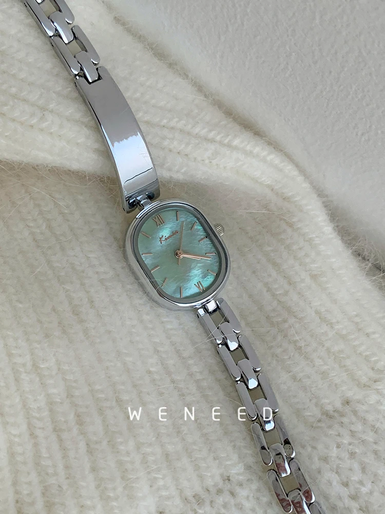 WENEED &quotЗеленые&quot модные и свежие зеленые часы женские нишевые универсальные