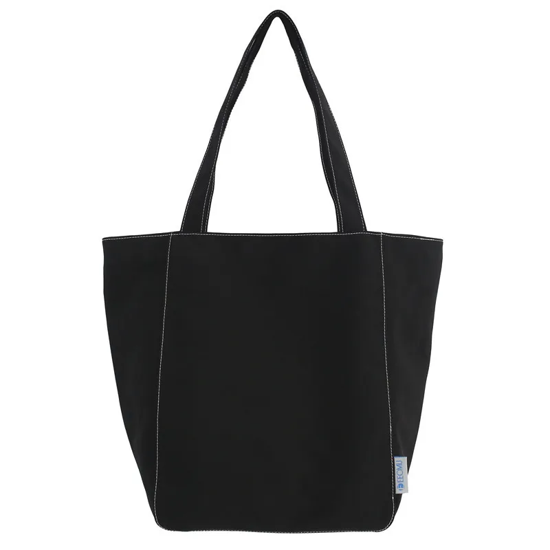 

Trendy Ladies Bag Casual Bag Female Simple Fashion Canvas Shoulder Bag Ladies Leisure Handbag