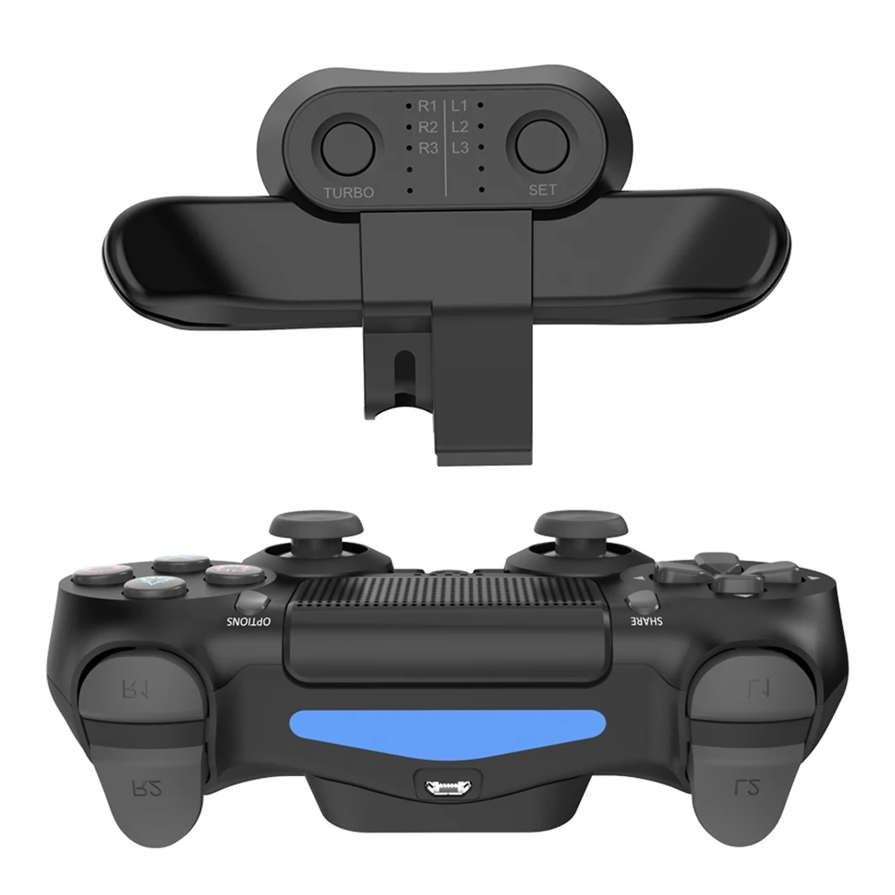

For PS4 Controller Back Button Attachment Dual Shock4 Rear Extension Adapter Gamepad Paddle Key for SONY PS4 with Turbo Accessor