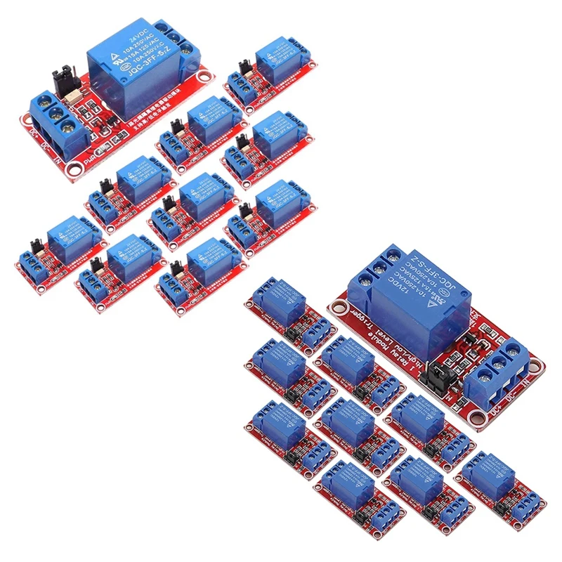 

10 шт. релейный модуль с оптосоединителем, высокоуровневая или низкоуровневая Расширительная плата триггера для Raspberry Pi Arduino