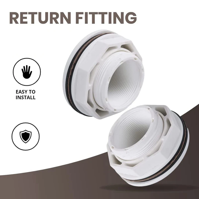 SP1023 1-1/2 дюйма входной возвратный фитинг FIP с Стопорной Гайкой и прокладкой для