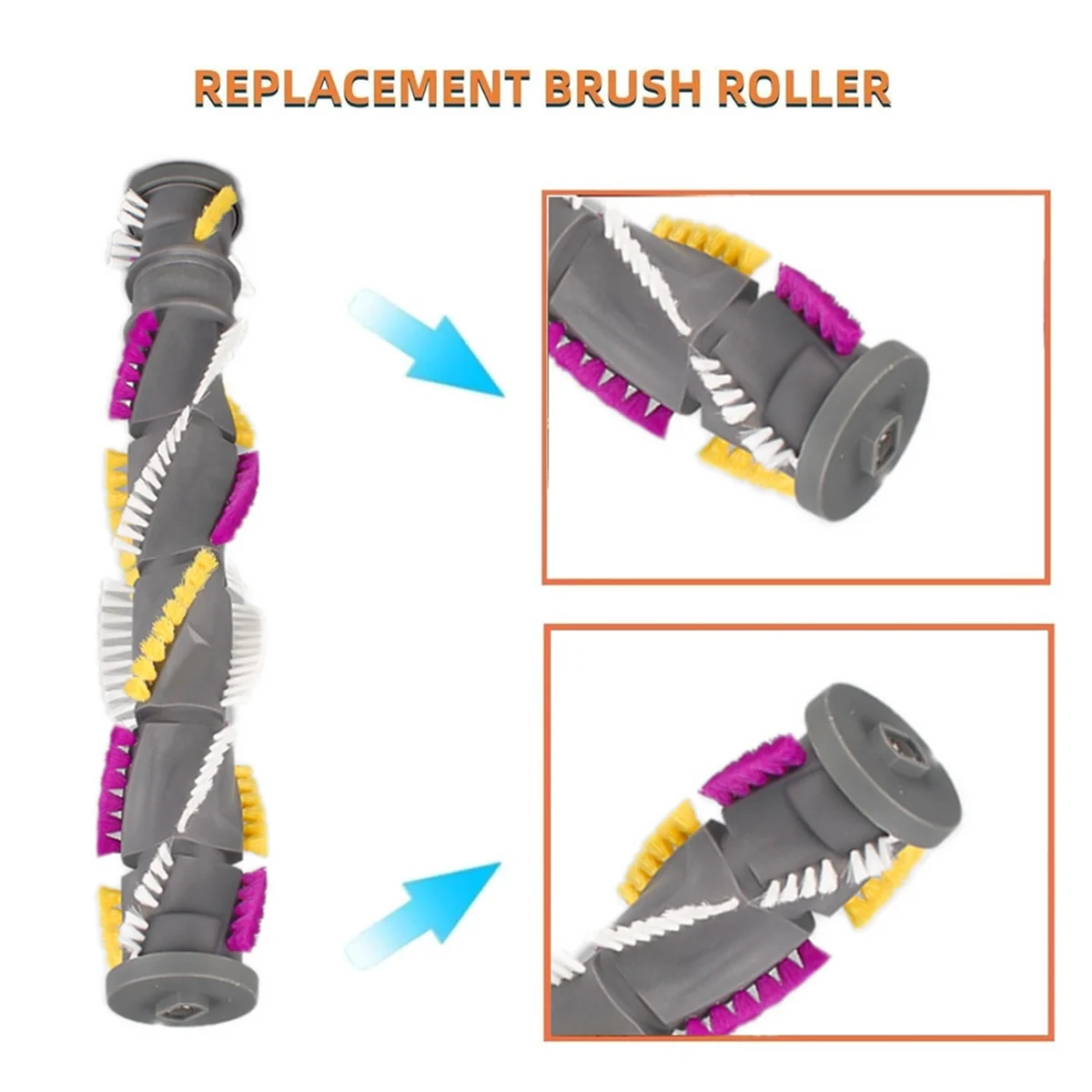 Замена щеткового ролика для пылесоса Crosswave 2252 2253 2254 22543 2255 2256 2258 2489 24899 1327 1333