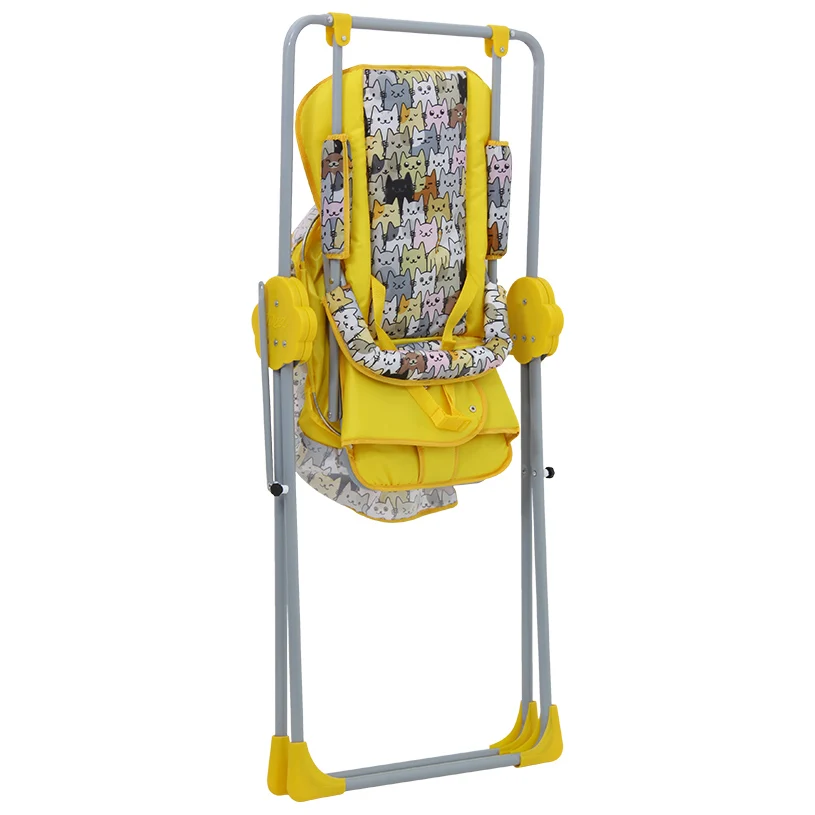 Качели Фея Малыш с тентом желтый | Игрушки и хобби