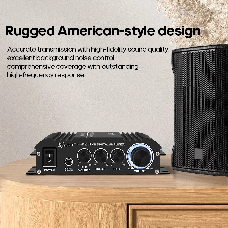 Профессиональный усилитель мощности аудиосигнала сабвуфера класса D цифровой RCA