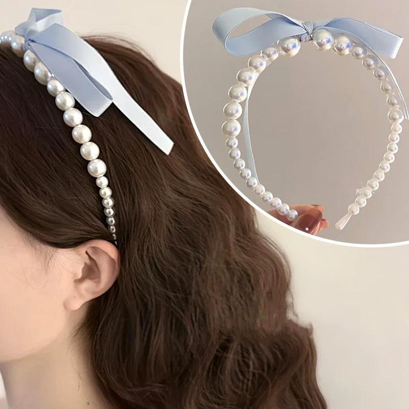 Pearl Hair Band Jewelry Headwear Temperament Women