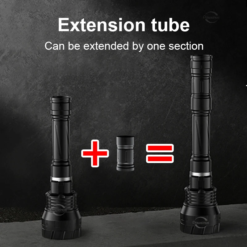 Сверхмощный светодиодный фонарик для дайвинга профессиональный фонарь IPX8