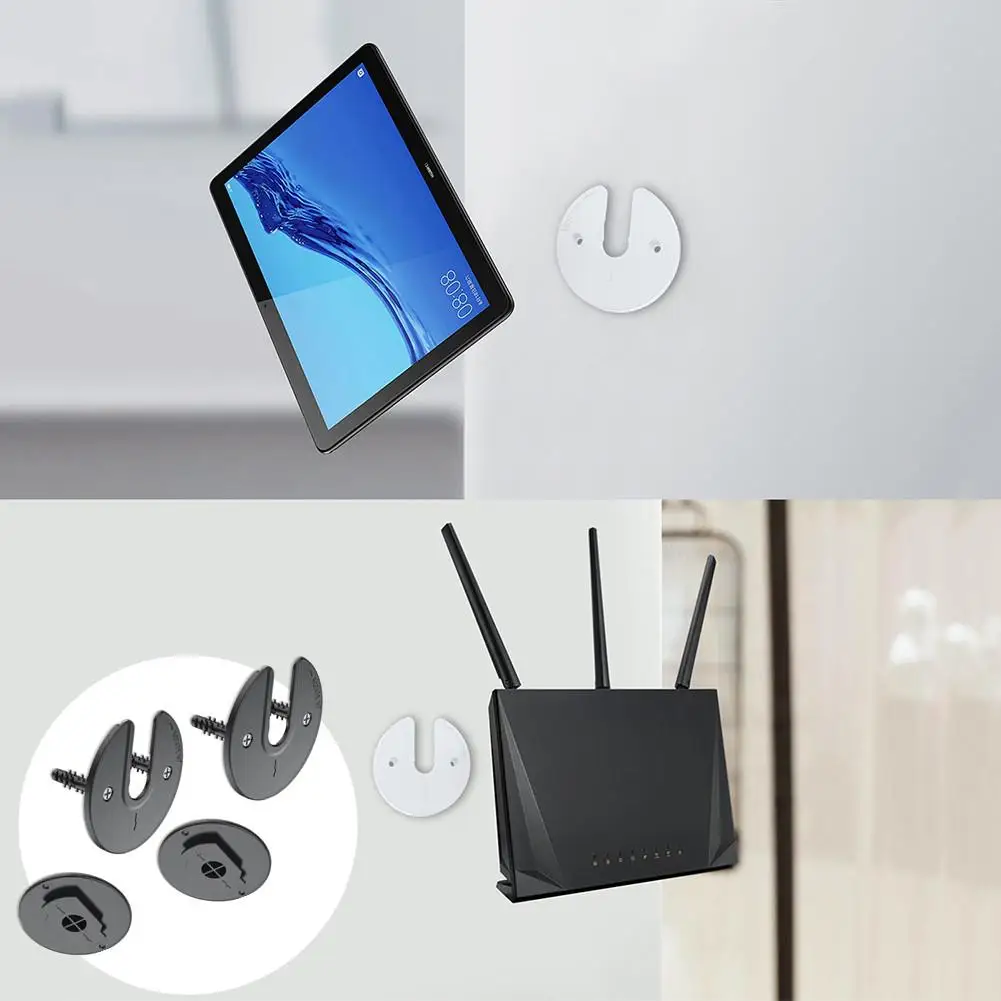 

2 шт., настенные держатели для Wi-Fi роутера, планшета
