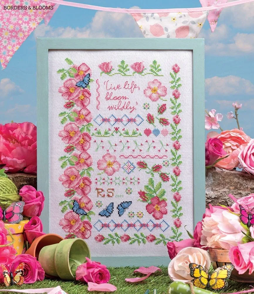 Набор для вышивки Летний в розовом саду 31-42 наборы крестиком хлопковая одежда