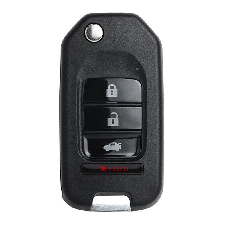 

For Xhorse XKHO01EN Universal Wire Remote Key Car Key Fob Flip 3+1 Button For Honda Type For VVDI Key Tool