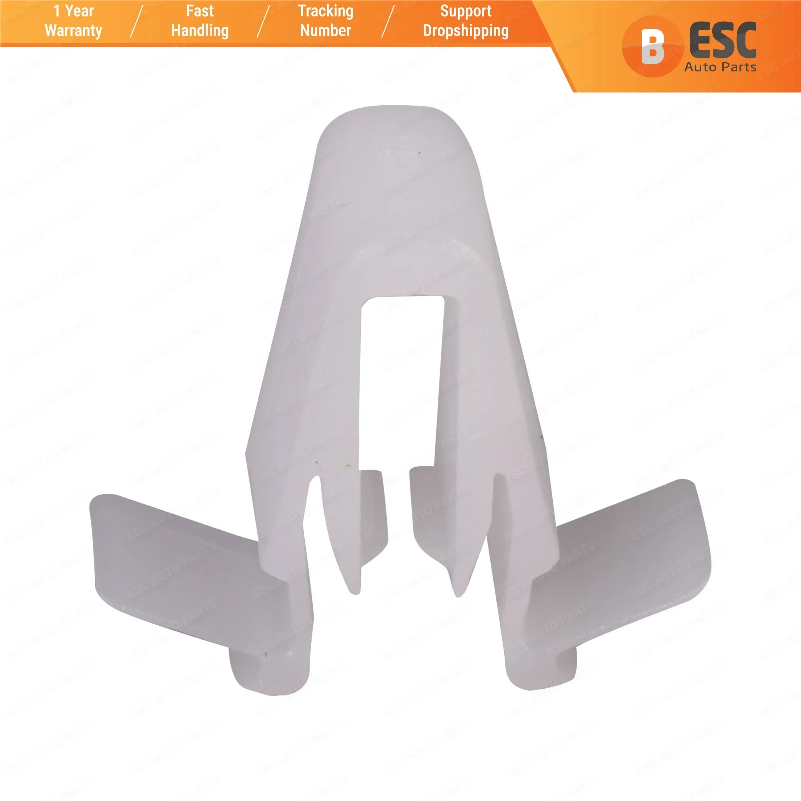 

ESC ECF1882 10 Pieces Rear Hatch Door Side Garnish and Front Body Pillar Garnish Moulding Clip for Toyota Lexus: 90467-09204