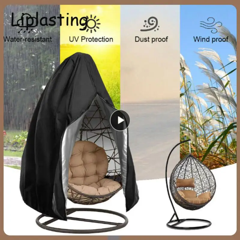 

Hanging Chair Cover Wind Protection Rope Drawing Design Rattan Swing Cover Durable Dust Cap Dust Cove Dust Cover Sand Protection