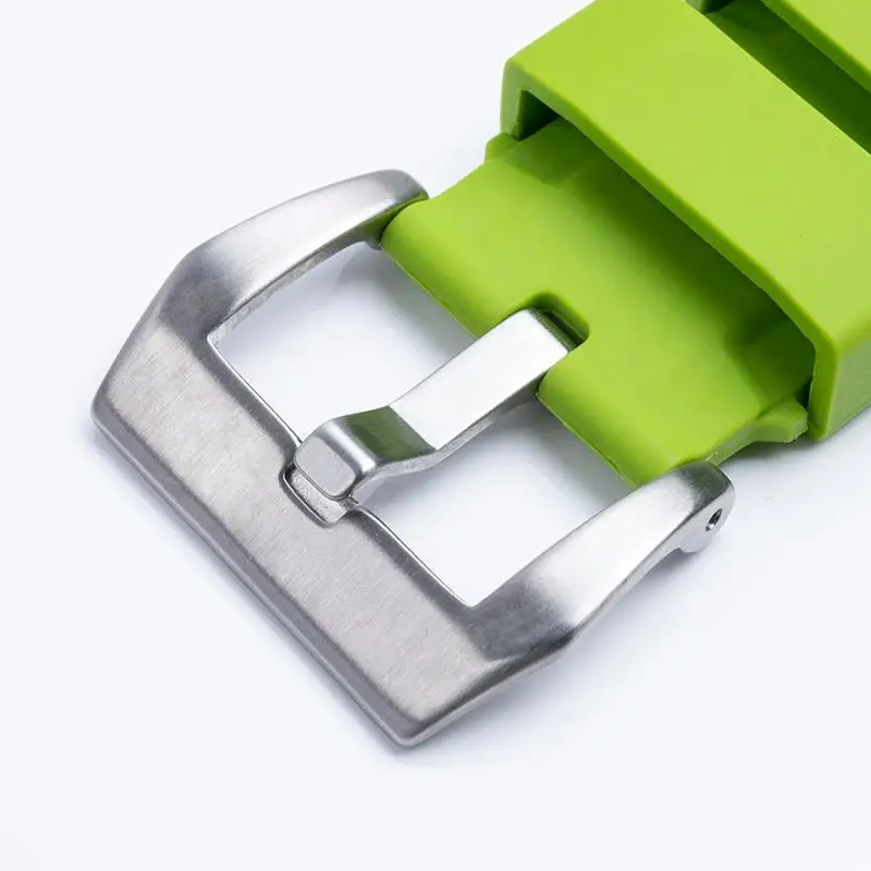 Ремешок HAODEE мягкий резиновый для Panerai погружной ремешок PAM111/441 силиконовый 24 мм 26