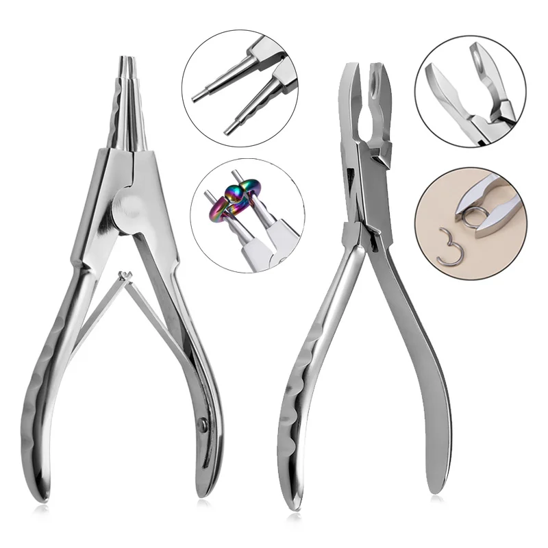 1 шт. плоскогубцы с открытыми закрытыми кольцами инструмент хирургическая сталь