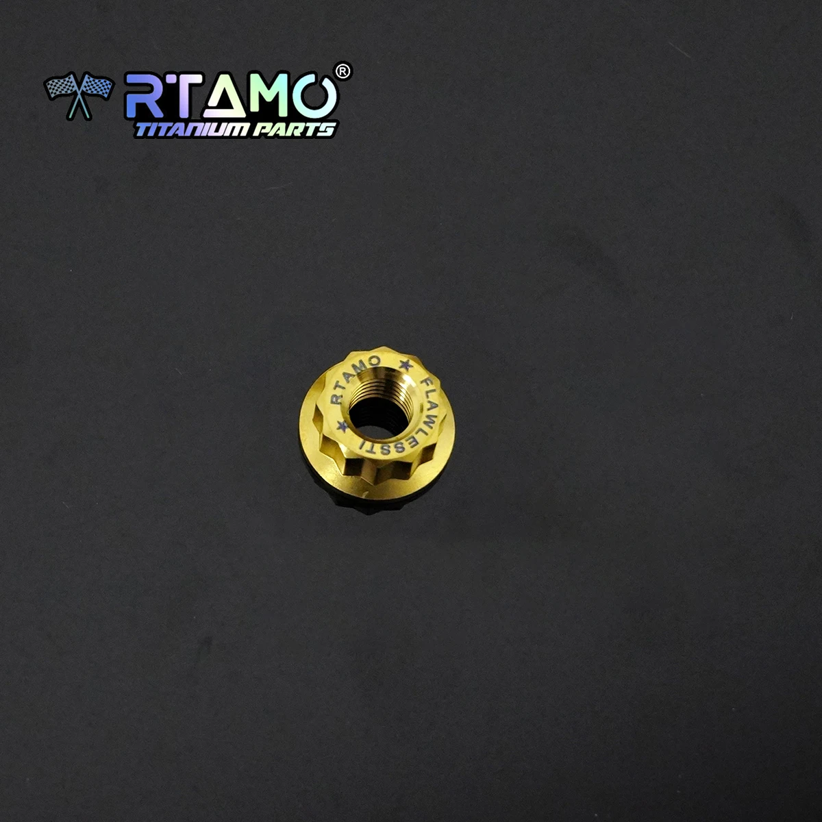 

RTAMO Титановая гайка Gr5 M8 M10 с двойным шестигранником, 12-точечная гайка для гайки звездочки рычага
